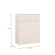 Alice Springs Storage Cabinet with 2 Doors & 2 Drawers with Push-to-Open in Sand – image 7