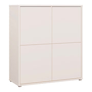 Alice Springs 4 Door Storage Cabinet with Push-to-Open Doors in Sand – image 1