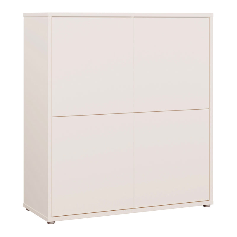 Alice Springs 4 Door Storage Cabinet with Push-to-Open Doors in Sand – image 1
