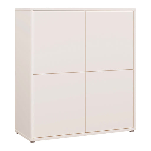 Alice Springs 4 Door Storage Cabinet with Push-to-Open Doors in Sand – image 1