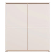 Alice Springs 4 Door Storage Cabinet with Push-to-Open Doors in Sand – image 2