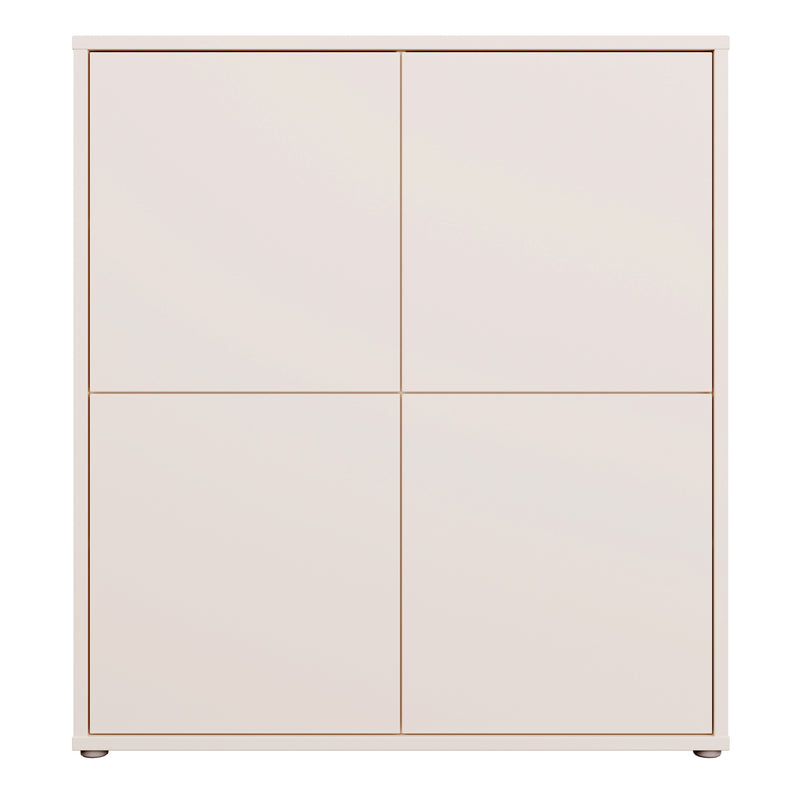 Alice Springs 4 Door Storage Cabinet with Push-to-Open Doors in Sand – image 2