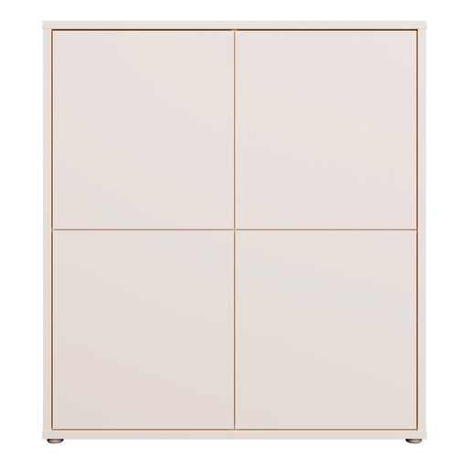 Alice Springs 4 Door Storage Cabinet with Push-to-Open Doors in Sand – image 2