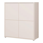 Alice Springs 4 Door Storage Cabinet with Push-to-Open Doors in Sand – image 3