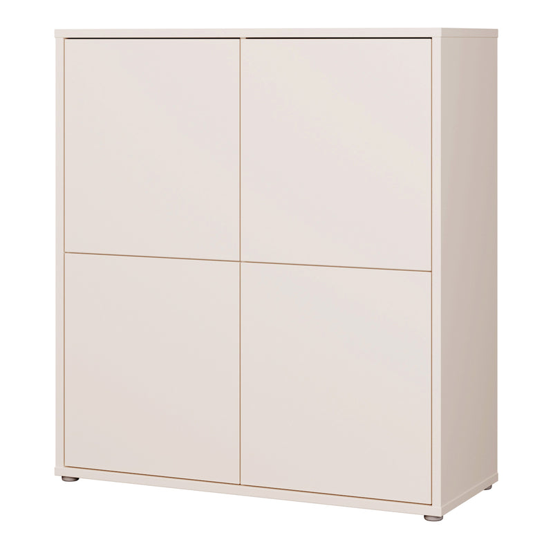 Alice Springs 4 Door Storage Cabinet with Push-to-Open Doors in Sand – image 3