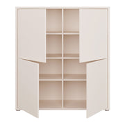 Alice Springs 4 Door Storage Cabinet with Push-to-Open Doors in Sand – image 5