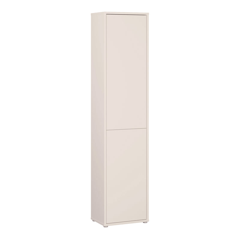 Alice Springs Narrow Tall Cupboard with 2 Push-to-Open Doors in Sand – image 1