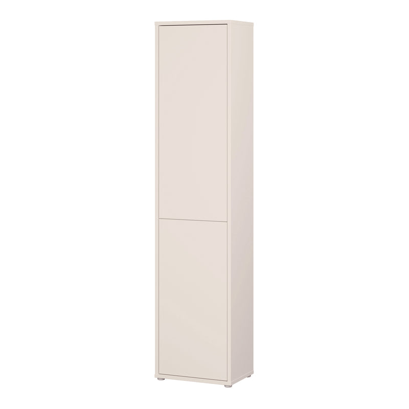 Alice Springs Narrow Tall Cupboard with 2 Push-to-Open Doors in Sand – image 3