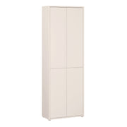 Alice Springs 4 Door Tall Storage Cabinet with Push-to-Open Doors in Sand – image 1