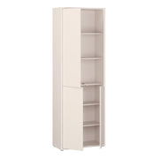 Alice Springs 4 Door Tall Storage Cabinet with Push-to-Open Doors in Sand – image 4