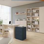 Alice Springs 4 Door Tall Storage Cabinet with Push-to-Open Doors in Sand – image 9
