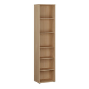 Alice Springs Tall Narrow Bookcase with 5 Shelves in Elegancia Oak – image 1