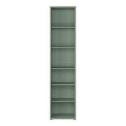 Alice Springs Tall Narrow Bookcase with 5 Shelves in Sage Green – image 2