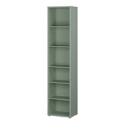Alice Springs Tall Narrow Bookcase with 5 Shelves in Sage Green – image 3