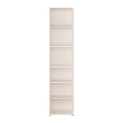 Alice Springs Tall Narrow Bookcase with 5 Shelves in Soft Neutral – image 2