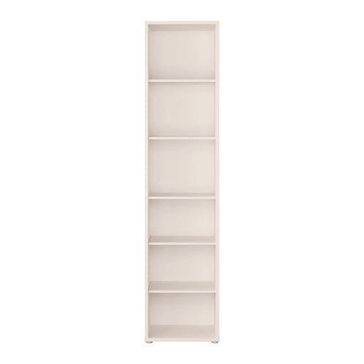 Alice Springs Tall Narrow Bookcase with 5 Shelves in Soft Neutral – image 2