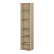Alice Springs Tall Narrow Bookcase with 5 Shelves in Butter Yellow – image 3