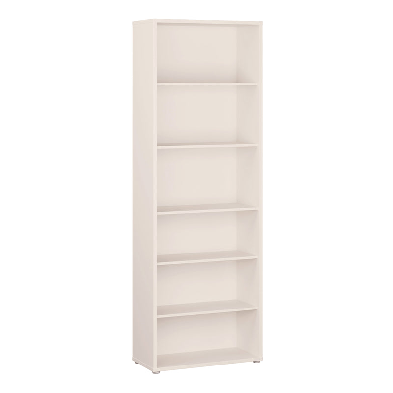 Alice Springs Tall Wide Bookcase with 5 Shelves in Sand – image 1