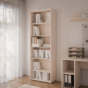 Alice Springs Tall Wide Bookcase with 5 Shelves in Sand – image 4