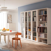 Alice Springs Tall Wide Bookcase with 5 Shelves in Sand – image 7