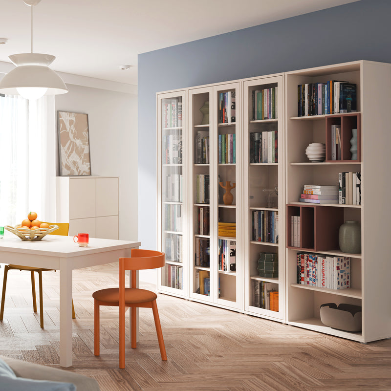 Alice Springs Tall Wide Bookcase with 5 Shelves in Sand – image 7