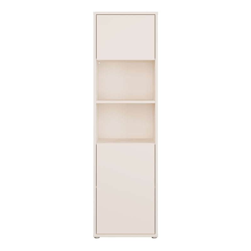 Alice Springs Tall Storage Cabinet with 2 Push-to-Open Doors & 1 Shelf in Sand – image 2
