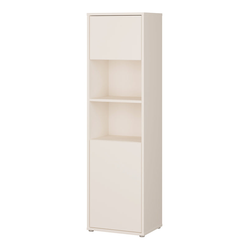 Alice Springs Tall Storage Cabinet with 2 Push-to-Open Doors & 1 Shelf in Sand – image 3