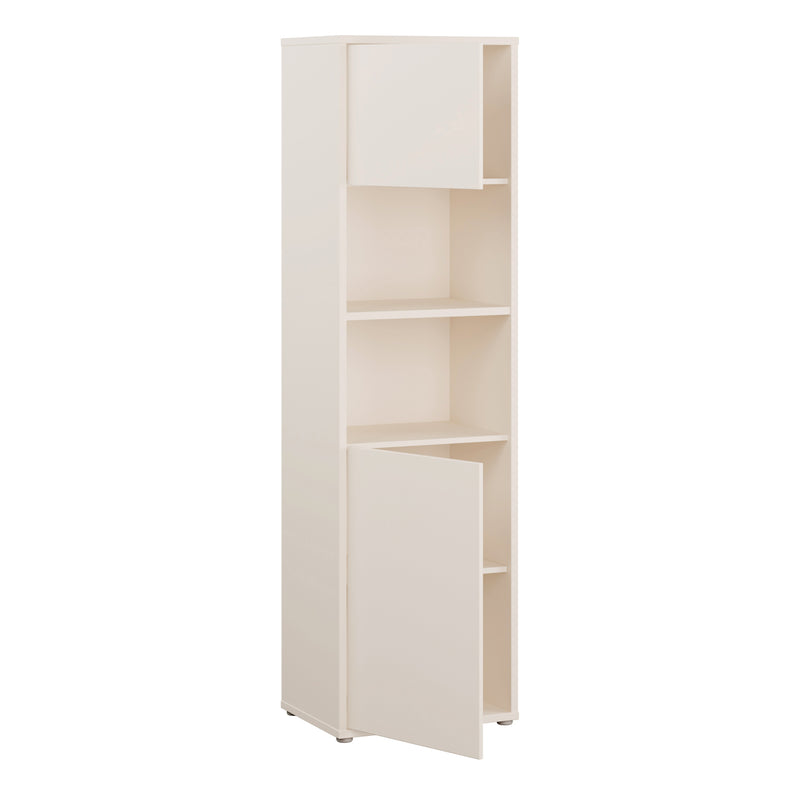 Alice Springs Tall Storage Cabinet with 2 Push-to-Open Doors & 1 Shelf in Sand – image 4