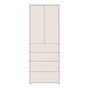 Alice Springs Tall Storage Cabinet with Push-to-Open Doors & 4 Drawers in Sand – image 2