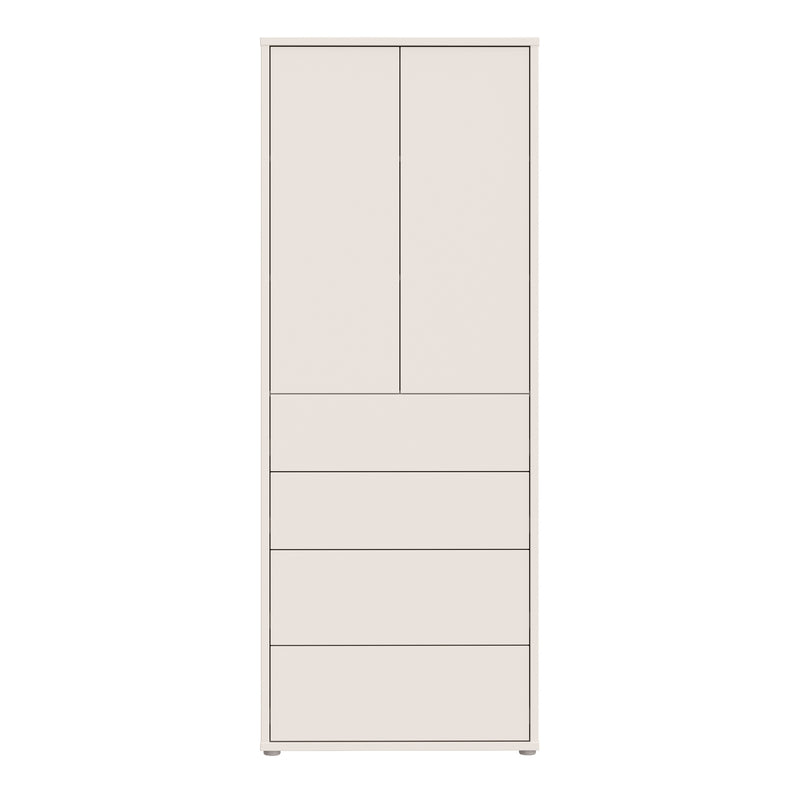 Alice Springs Tall Storage Cabinet with Push-to-Open Doors & 4 Drawers in Sand – image 2