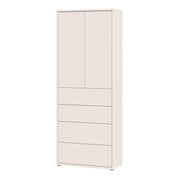Alice Springs Tall Storage Cabinet with Push-to-Open Doors & 4 Drawers in Sand – image 3