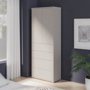 Alice Springs Tall Storage Cabinet with Push-to-Open Doors & 4 Drawers in Sand – image 9
