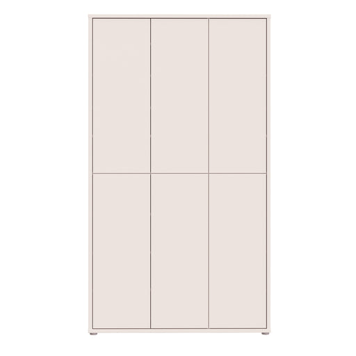 Alice Springs Tall Shoe Cabinet with 6 Doors Push-to-Open in Sand – image 2