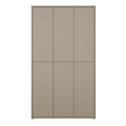 Alice Springs Tall Shoe Cabinet with 6 Doors Push-to-Open in Taupe – image 2