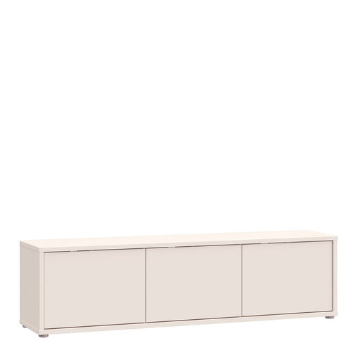Alice Springs Wide TV Cabinet with 3 Doors Push-to-Open in Sand – image 1