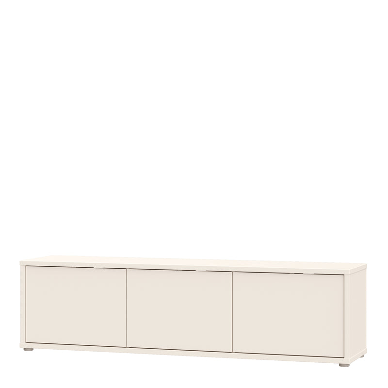 Alice Springs Wide TV Cabinet with 3 Doors Push-to-Open in Sand – image 3
