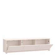 Alice Springs Wide TV Cabinet with 3 Doors Push-to-Open in Sand – image 4