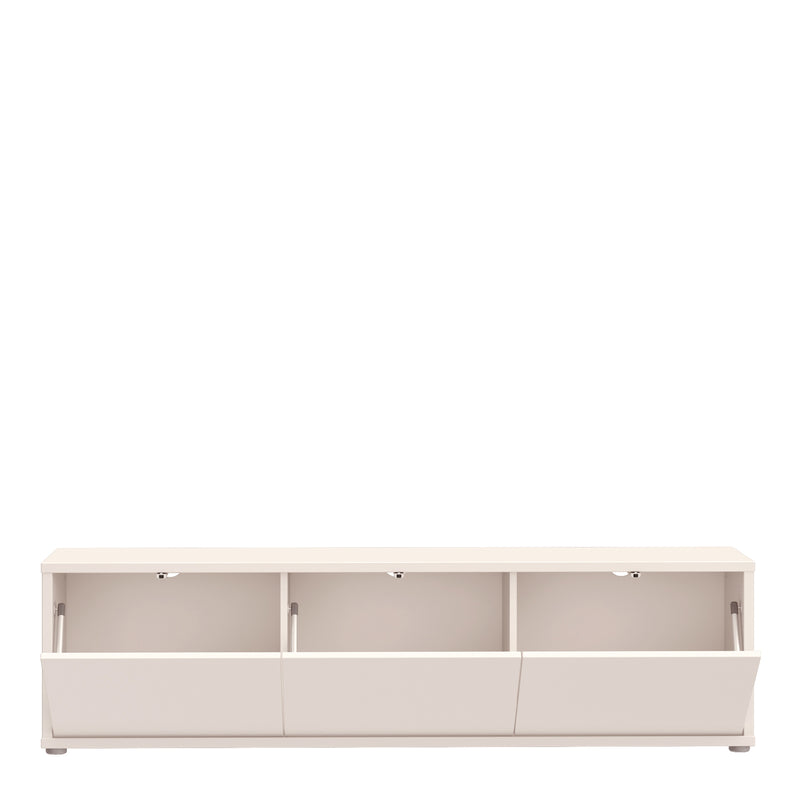 Alice Springs Wide TV Cabinet with 3 Doors Push-to-Open in Sand – image 5