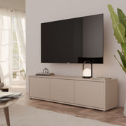 Alice Springs Wide TV Cabinet with 3 Doors Push-to-Open in Sand – image 6