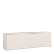 Alice Springs Large TV Cabinet with 3 Doors Push-to-Open in Sand – image 1