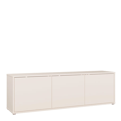 Alice Springs Large TV Cabinet with 3 Doors Push-to-Open in Sand – image 1