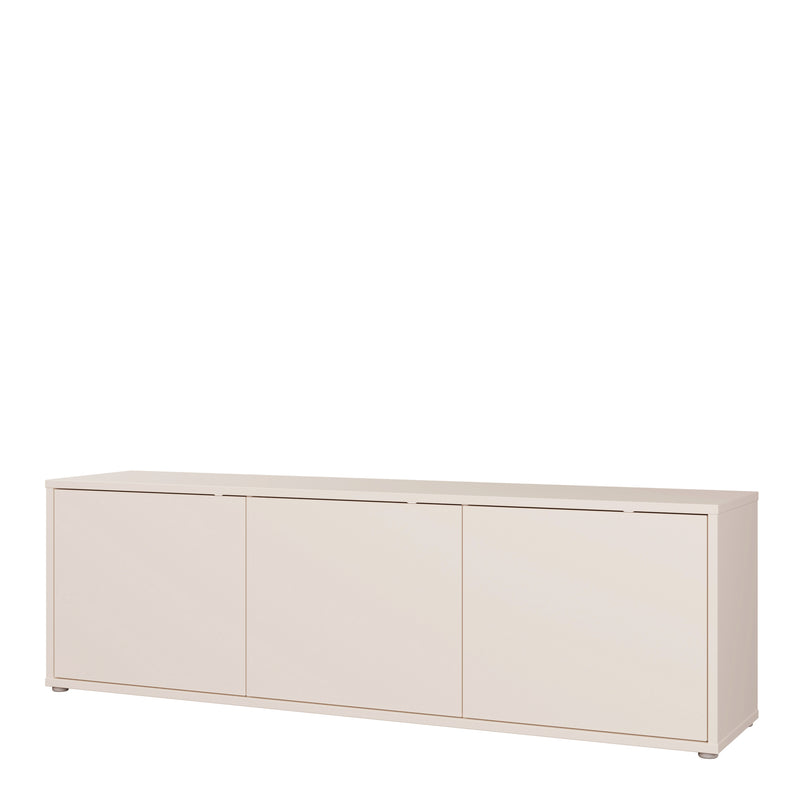 Alice Springs Large TV Cabinet with 3 Doors Push-to-Open in Sand – image 3