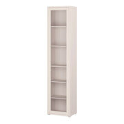 Alice Springs Slim Tall Display Cabinet with 1 Glass Door Push-to-Open & 5 Shelves in Sand – image 3