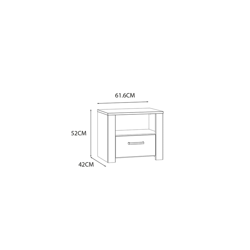 Bohol 1 Drawer Bedside I n – image 8