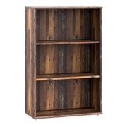 Essential Tall Wide 2 Shelf Bookcase in Vintage Oak – image 1