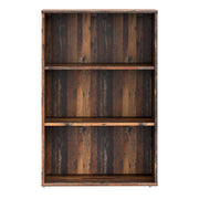 Essential Tall Wide 2 Shelf Bookcase in Vintage Oak – image 2