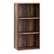 Essential Tall Narrow 2 Shelf Bookcase in Vintage Oak – image 1