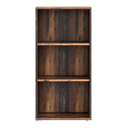 Essential Tall Narrow 2 Shelf Bookcase in Vintage Oak – image 2