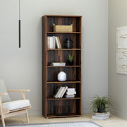 Essential Wide 5 Shelf Bookcase in Vintage Oak – image 4
