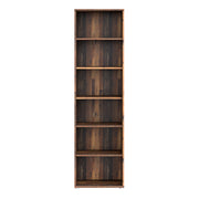 Essential Narrow 5 Shelf Bookcase in Vintage Oak – image 2